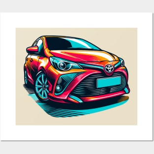 Toyota Yaris Posters and Art